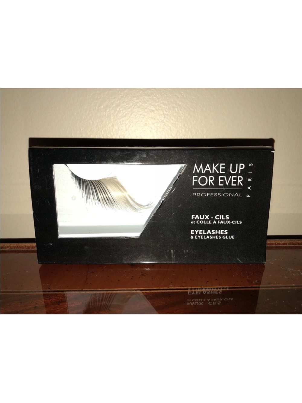 NIB Makeup Forever Black Blonde False Eyelashes with Glue Discontinued HTF